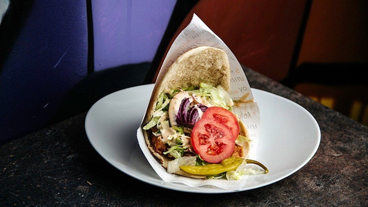 Chicken Kebab Pita at King Kebab Herttoniemi