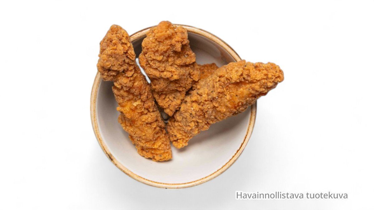 Friteerattua kanaa