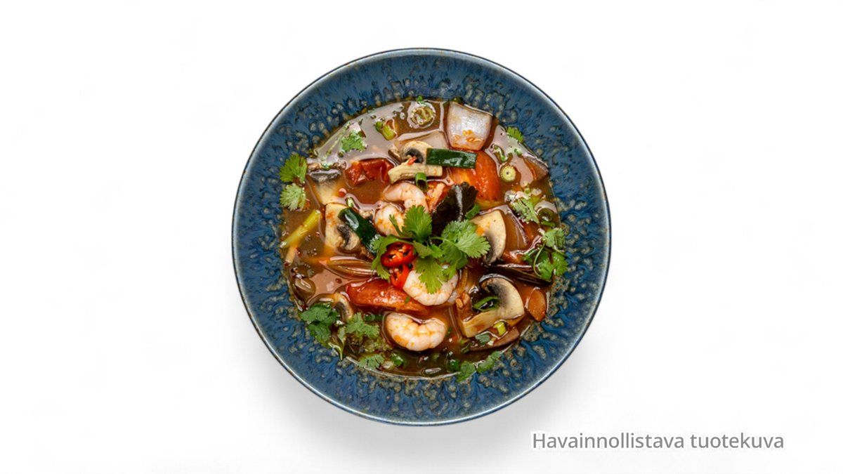 Tomyum jättikatkarapuja
