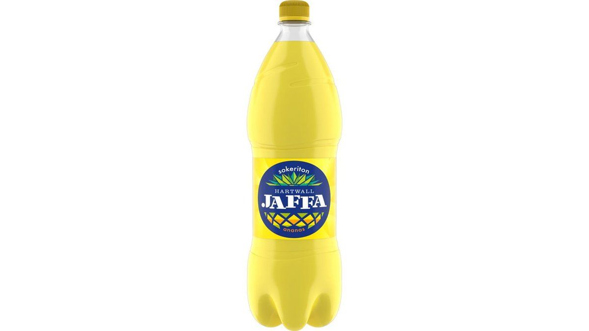 Hartwall Jaffa Ananas Sokeriton virvoitusjuoma 1,5 l