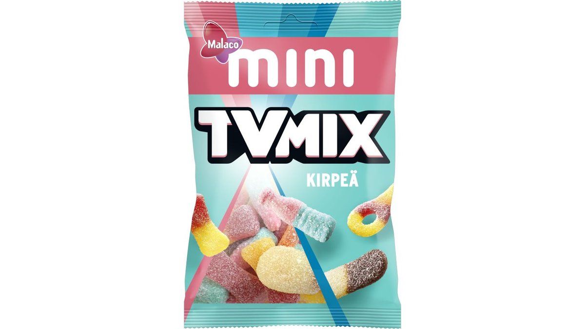 Malaco Tv Mix Mini Kirpeä makeissekoitus 110g