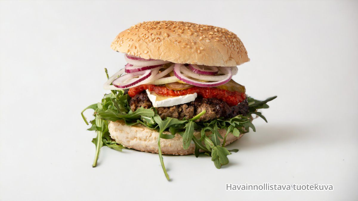Vuohenjuusto burger