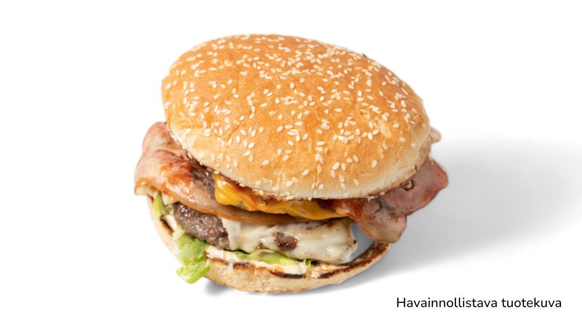 BBQ-pekoni burger