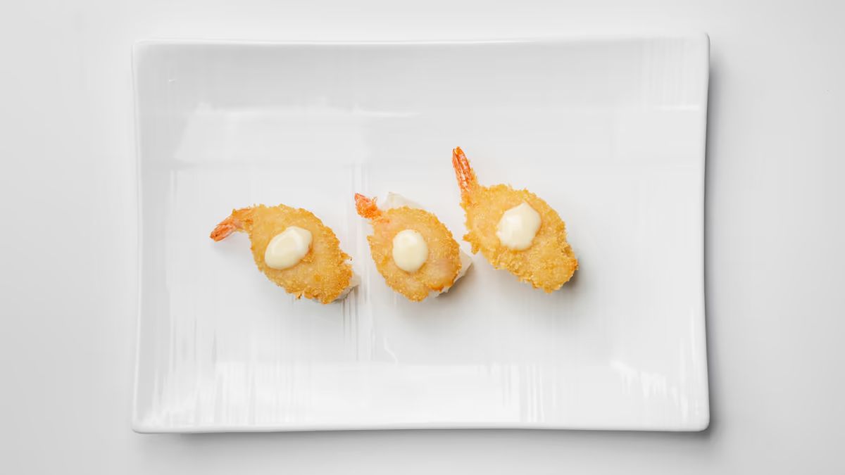 20. Friteerattua katkarapua