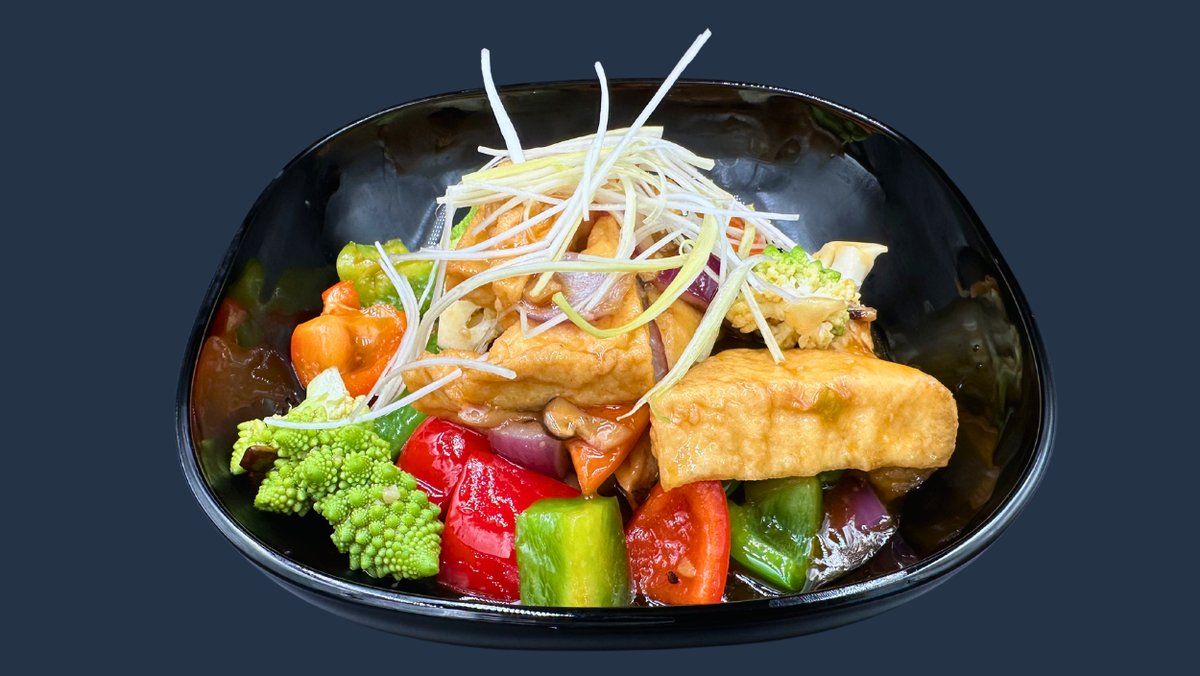 D3 Paistettua tofua ja kasviksia 杂菜豆腐