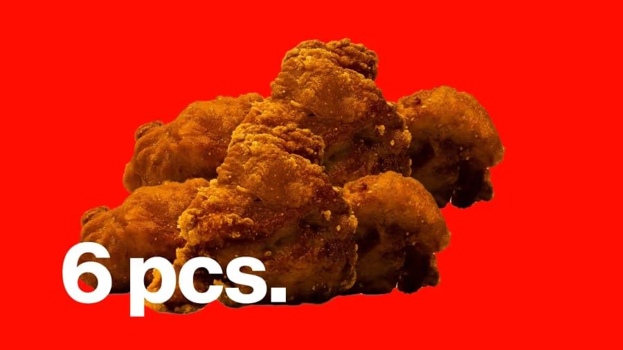 ORIGINAL.KARAAGE 6pcs