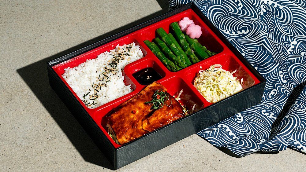 Teriyaki Salmon Bento