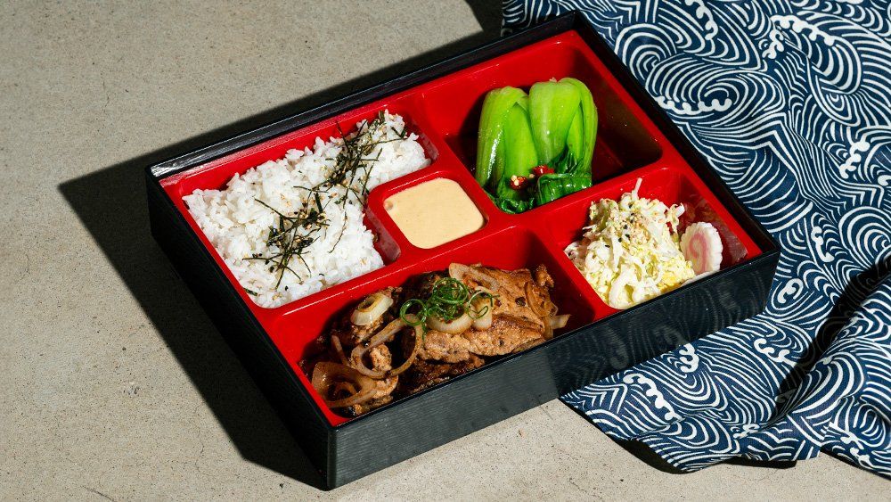 Miso Ginger Pork Bento