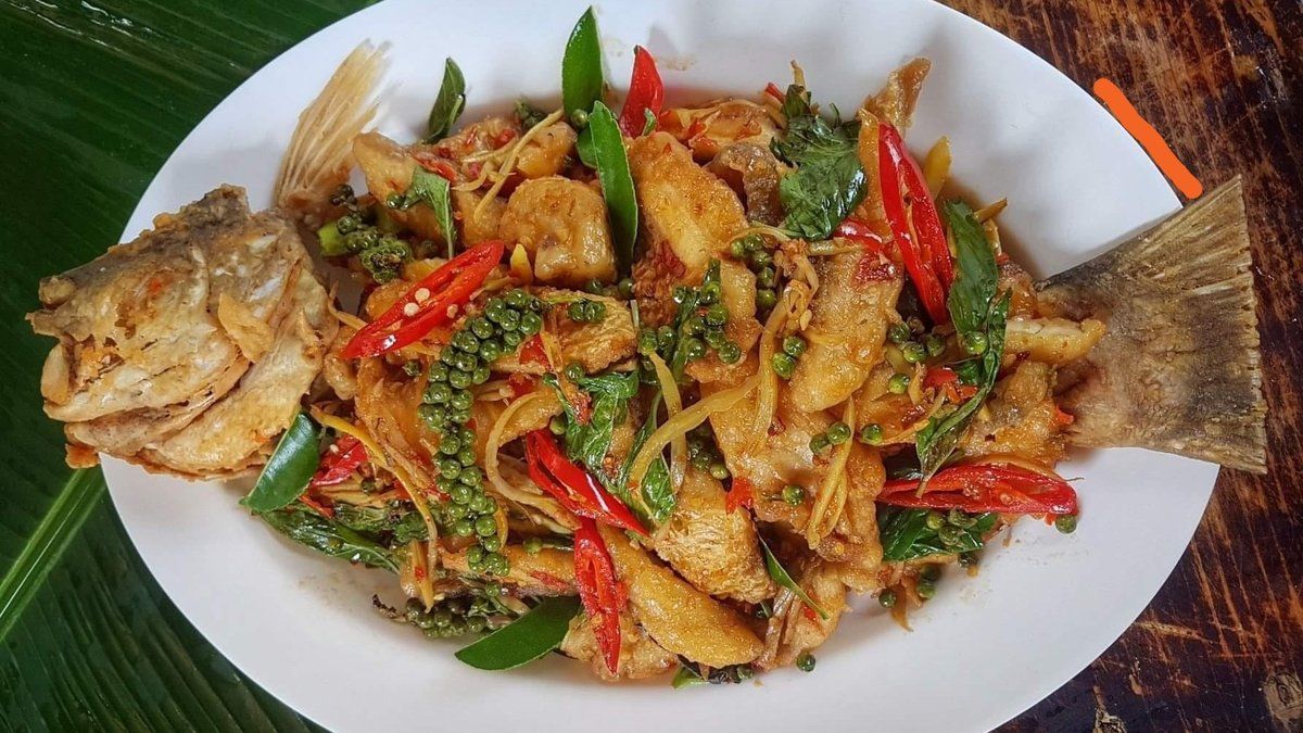 Pla Pad Cha🌶️🌶️🌶️(ปลาผัดฉ่า)