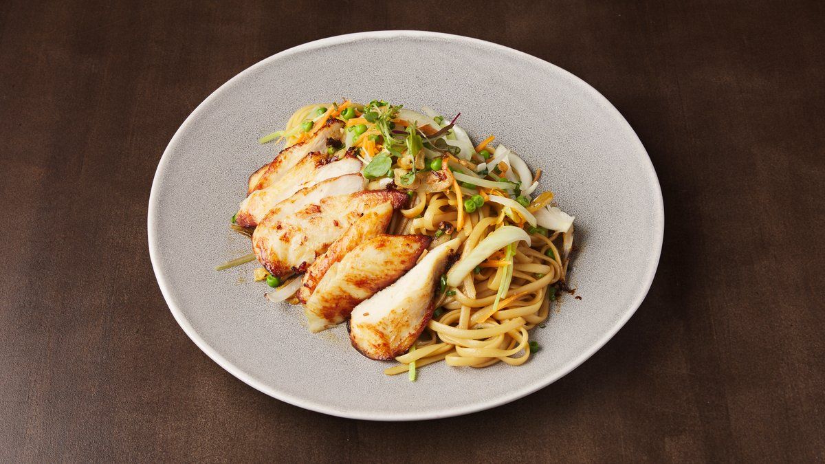 Soy Garlic Pasta Chicken