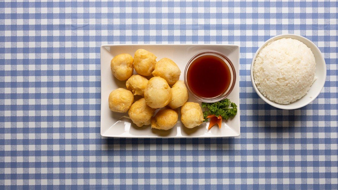 4. Friteerattua kanaa