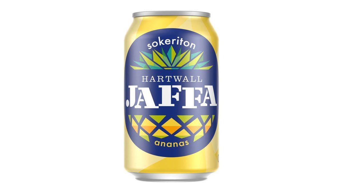 Hartwall Jaffa Ananas Sokeriton virvoitusjuoma 0,33 l