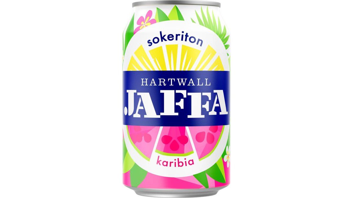 Hartwall Jaffa Karibia Sokeriton 0,33 l
