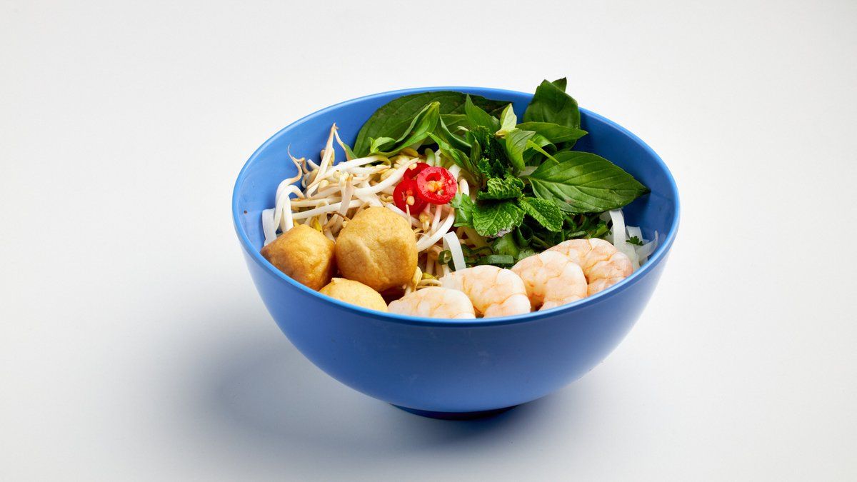 Prawn + fish cake Pho