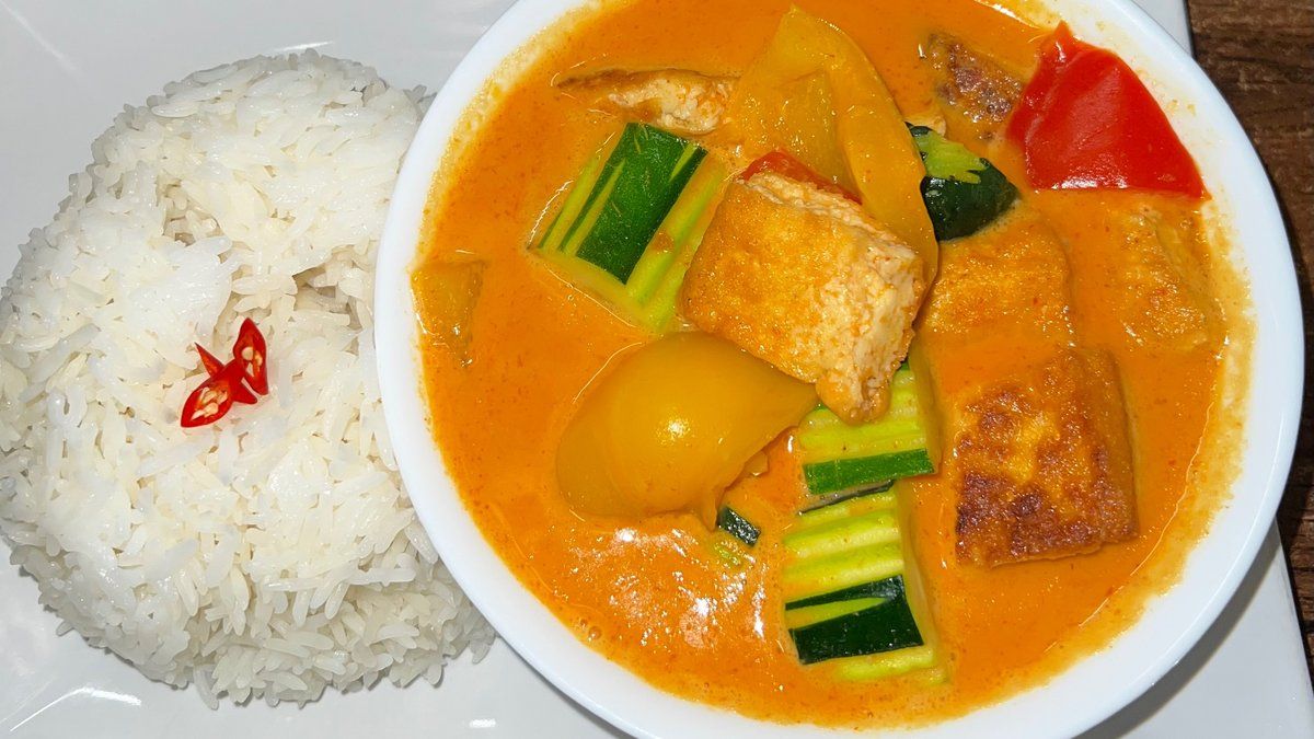 20. Punainen curry vegan