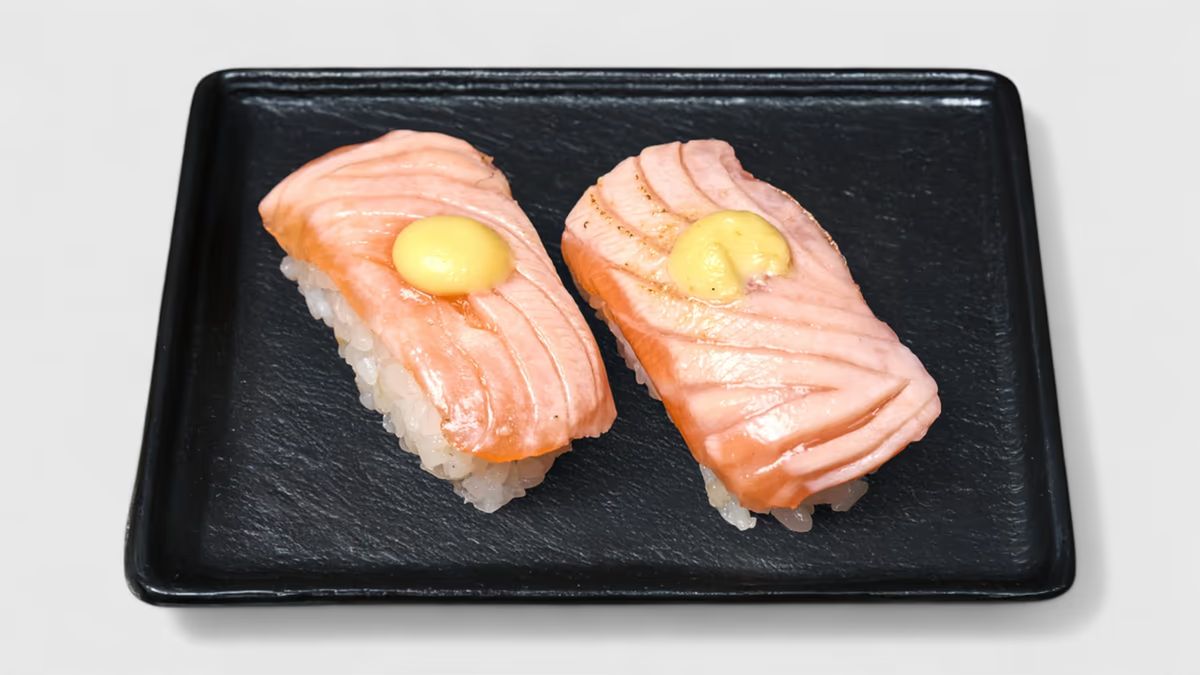 Seared salmons