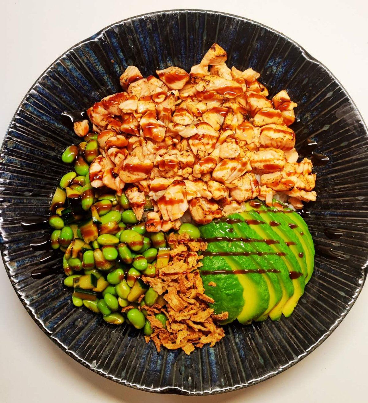 poke bowl 1: Grilled Salmon bowl