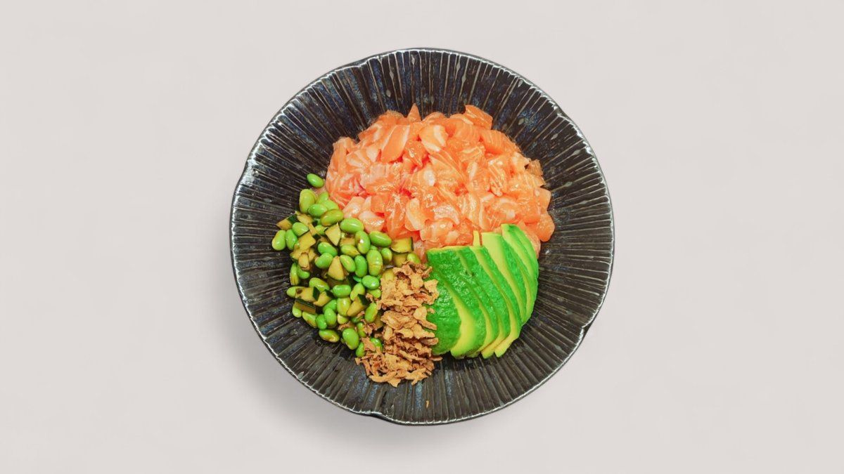 poke bowl 3: Shoyu Salmon bowl