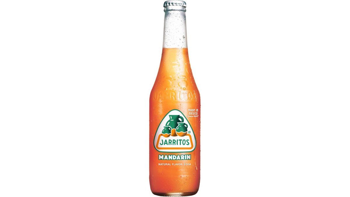 Jarritos Mandarin Natural Flavor Soda 370ml pullo