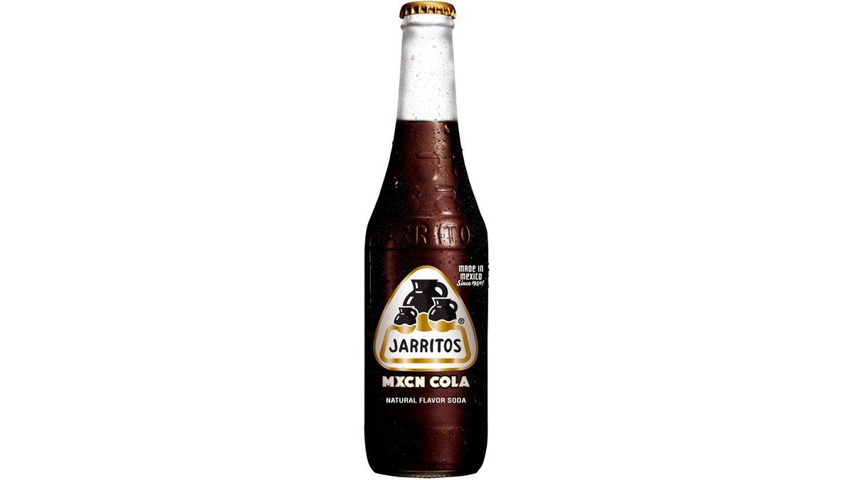 Jarritos Mexican cola Natural Flavor Soda 370ml pullo