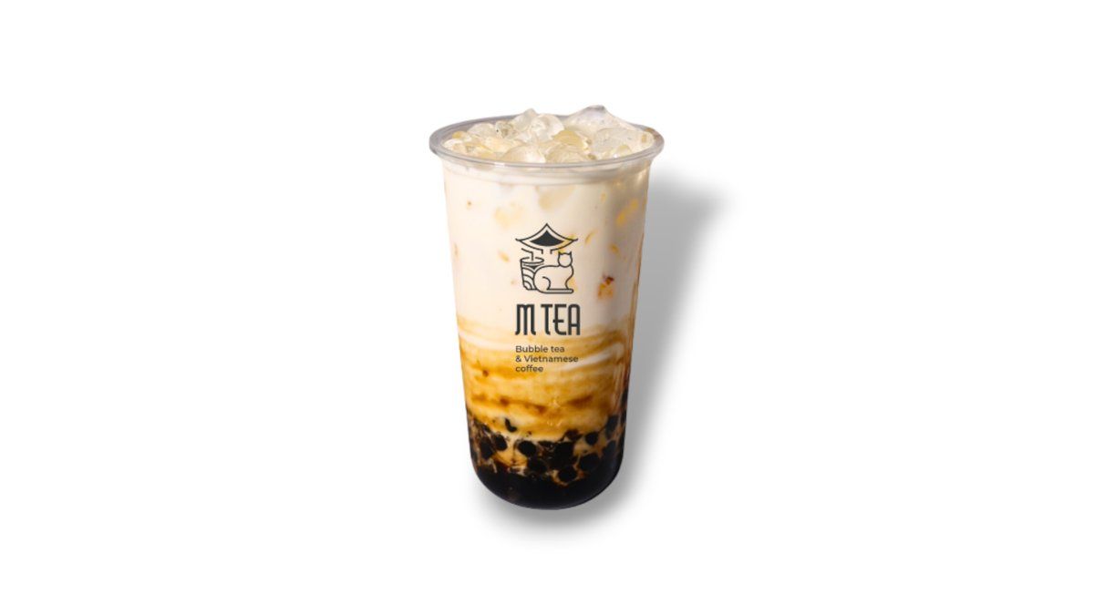 Black sugar bubble milk