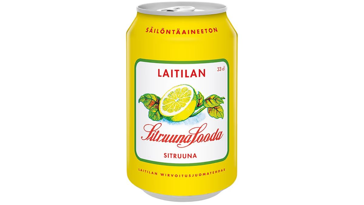 Laitilan Sitruunasooda 0,33l