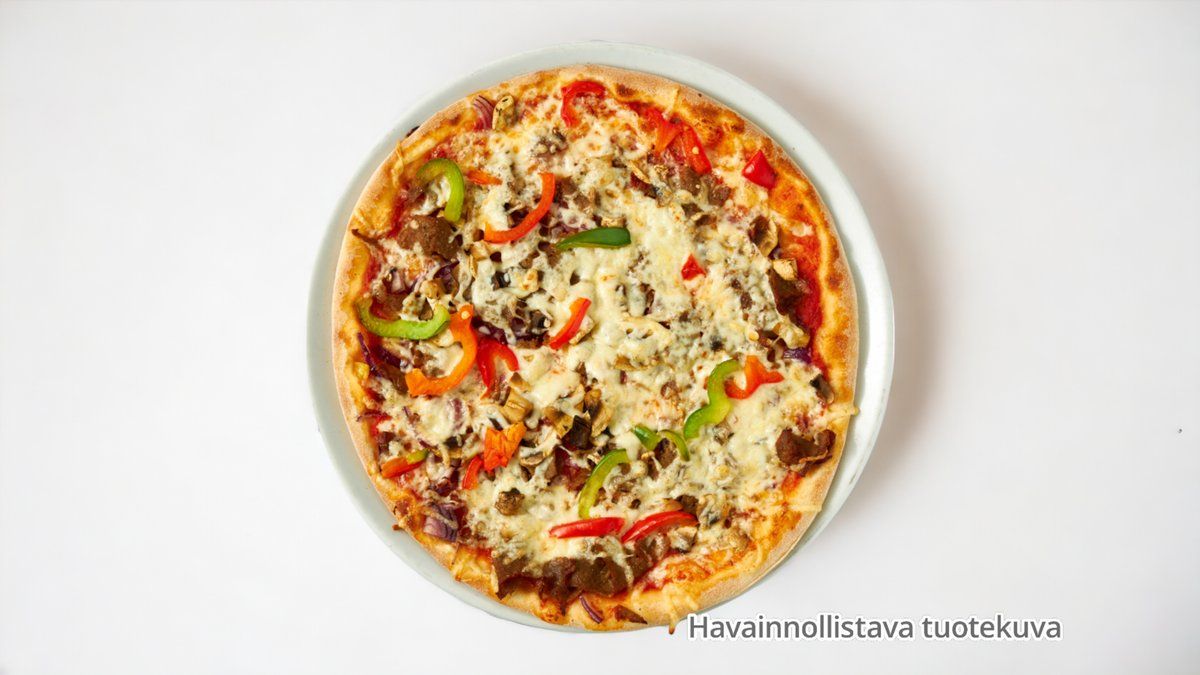Pulled pork perhepizza
