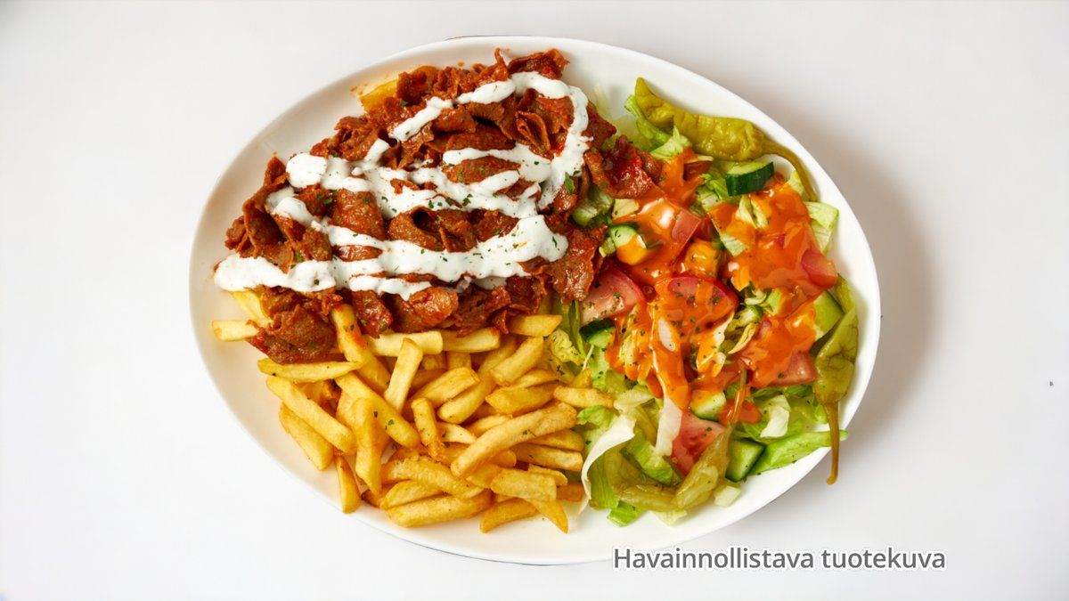 Vöner perunoilla