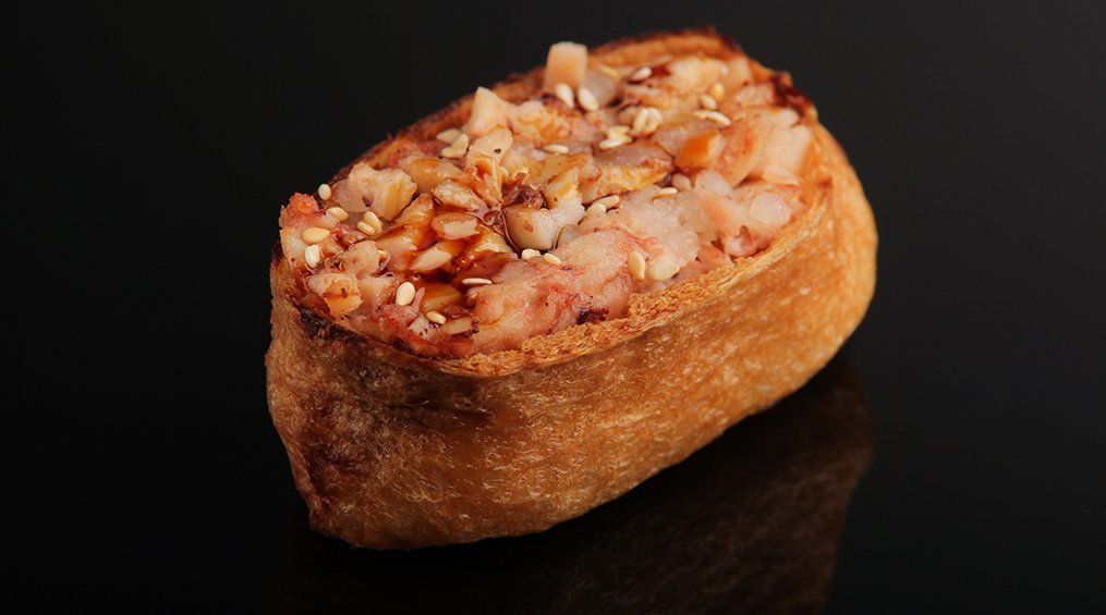 42 Grillattu katkarapu-inari