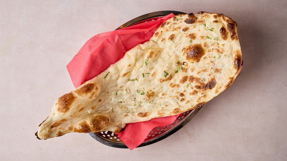 Valkosipuli naan