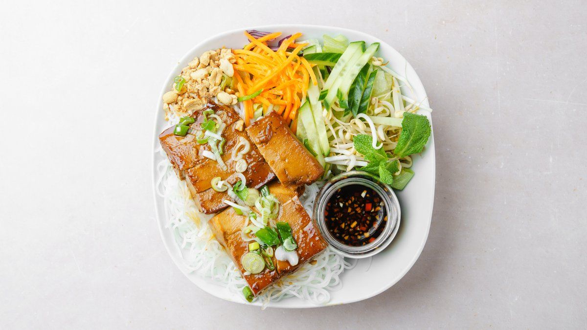 Tofu Noodle Salad