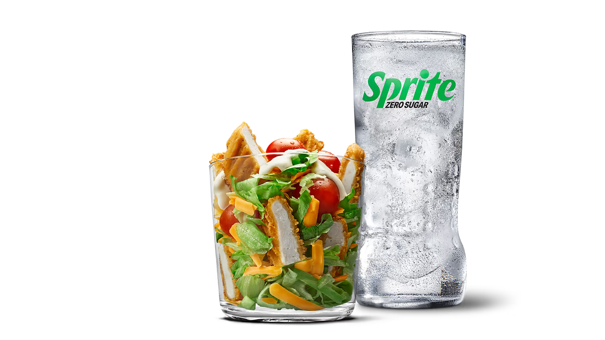 Fiesta Salad with Chicken and Regular Drink