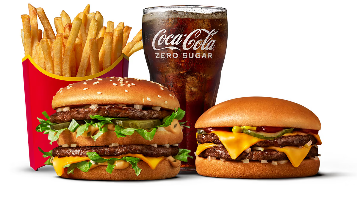 Big Mac® Plus-ateria ja Tuplajuusto