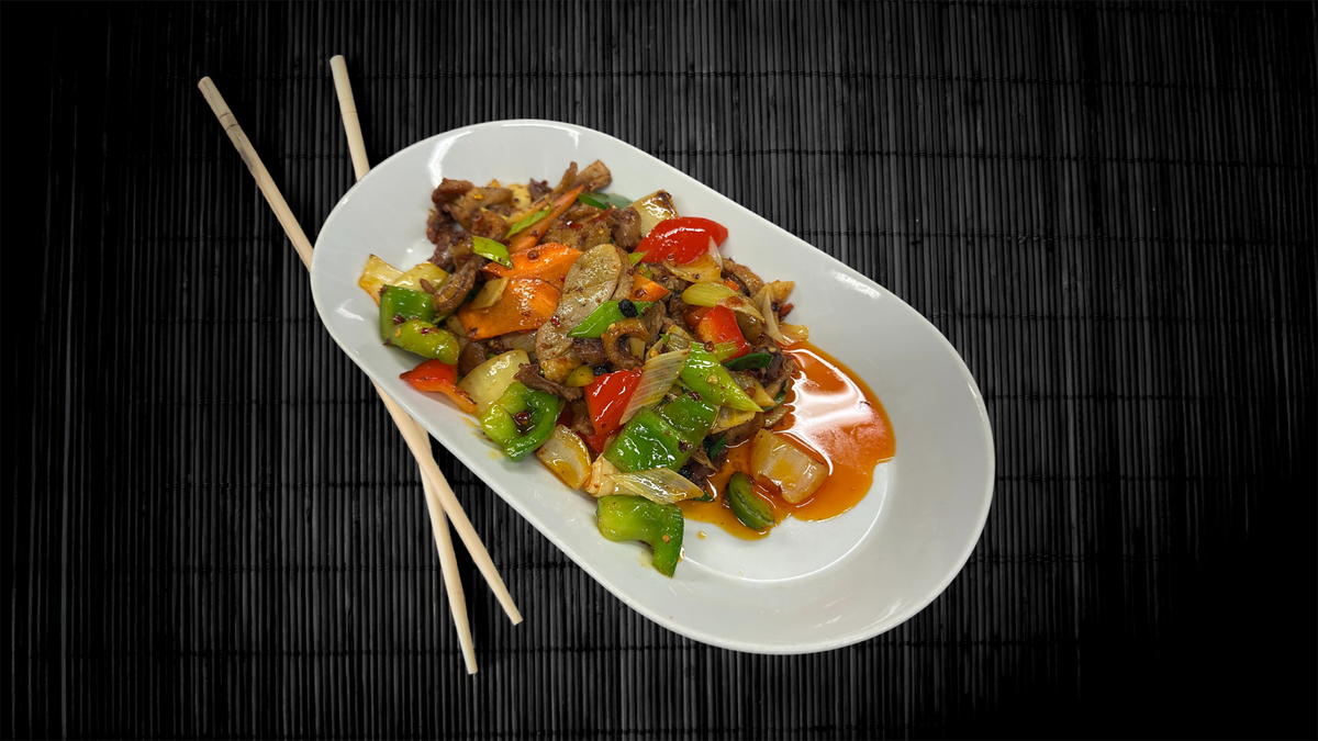 Fried Duck in Ginger Soy Sauce / Ankkaa Inkivääri Soijakastikkeessa / 姜葱鸭片