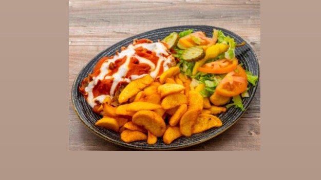 Kebab with Fries