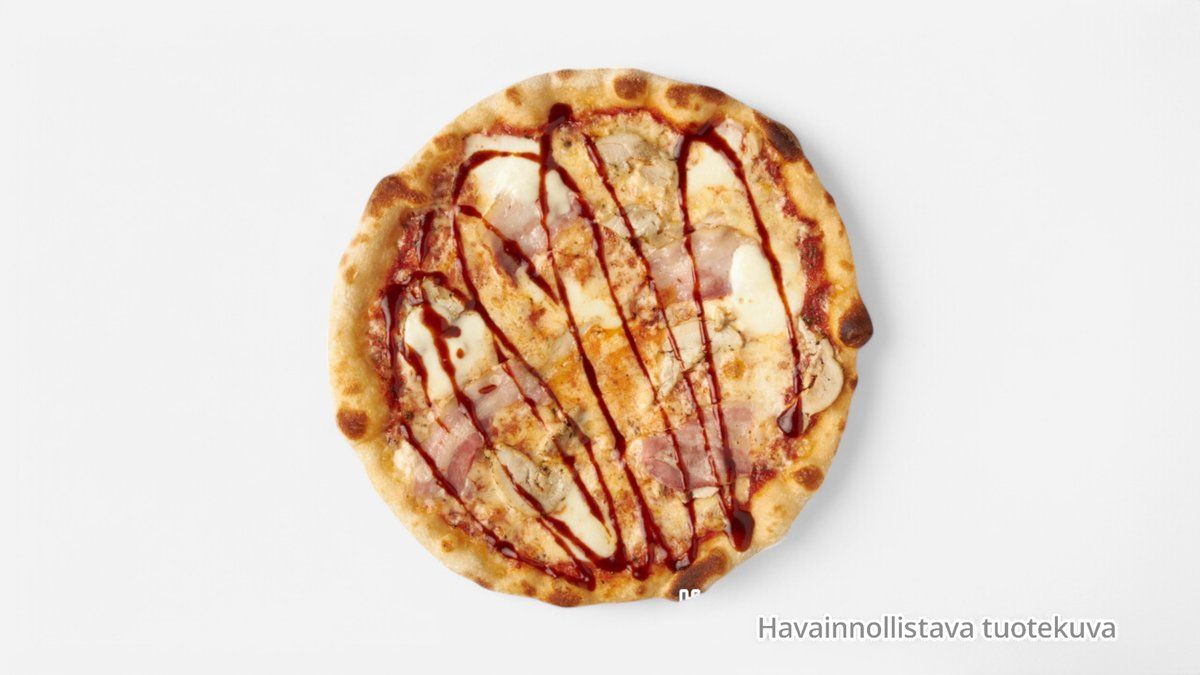 BBQ-pizza