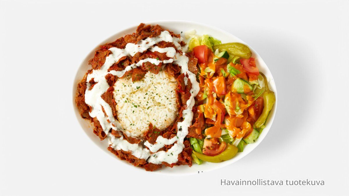 Kebab riisillä