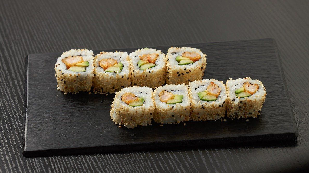 12m. Tempura ebi california