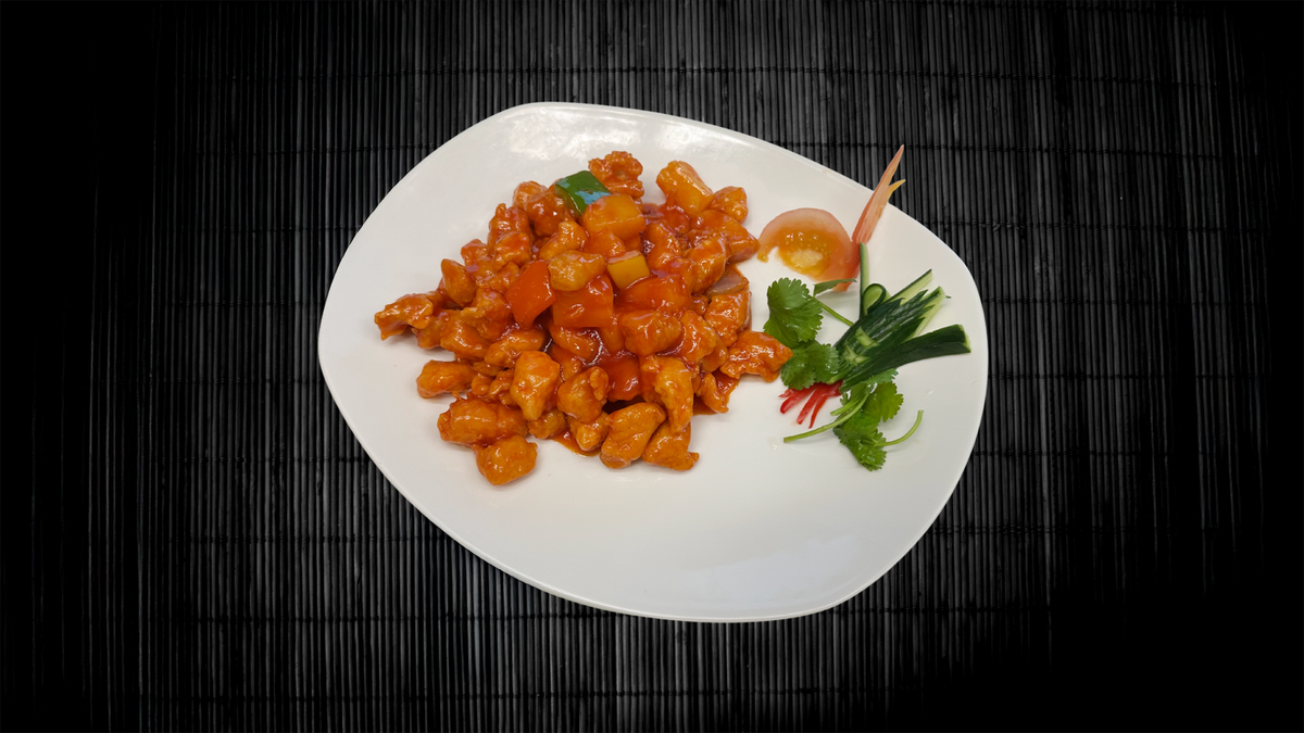 Fried Chicken w/ Pineapple / Paistettua Kanaa ja Ananasta / 菠萝鸡