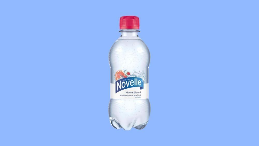 Novelle Vadelma-Veriappelsiini Kivennäisvesi 0,33L