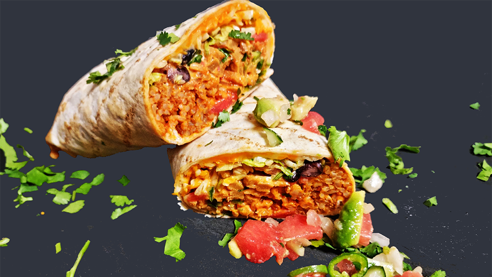 Chili Seitan Burrito