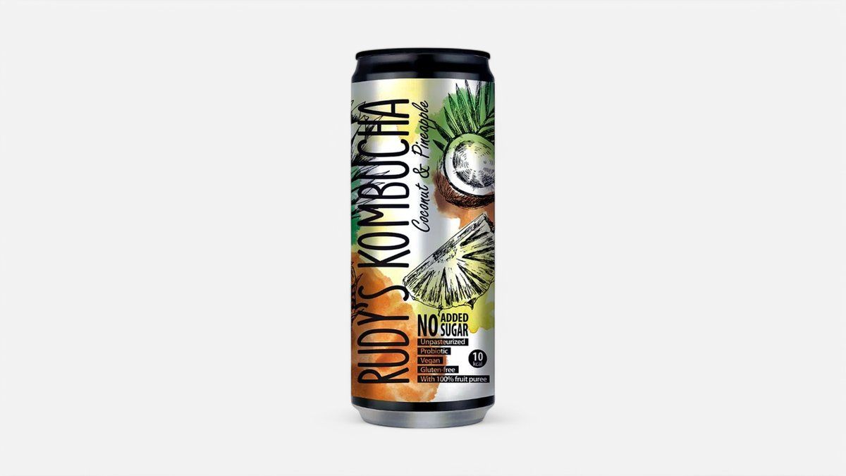 Rudy's Kombucba Coconut & Pineapple