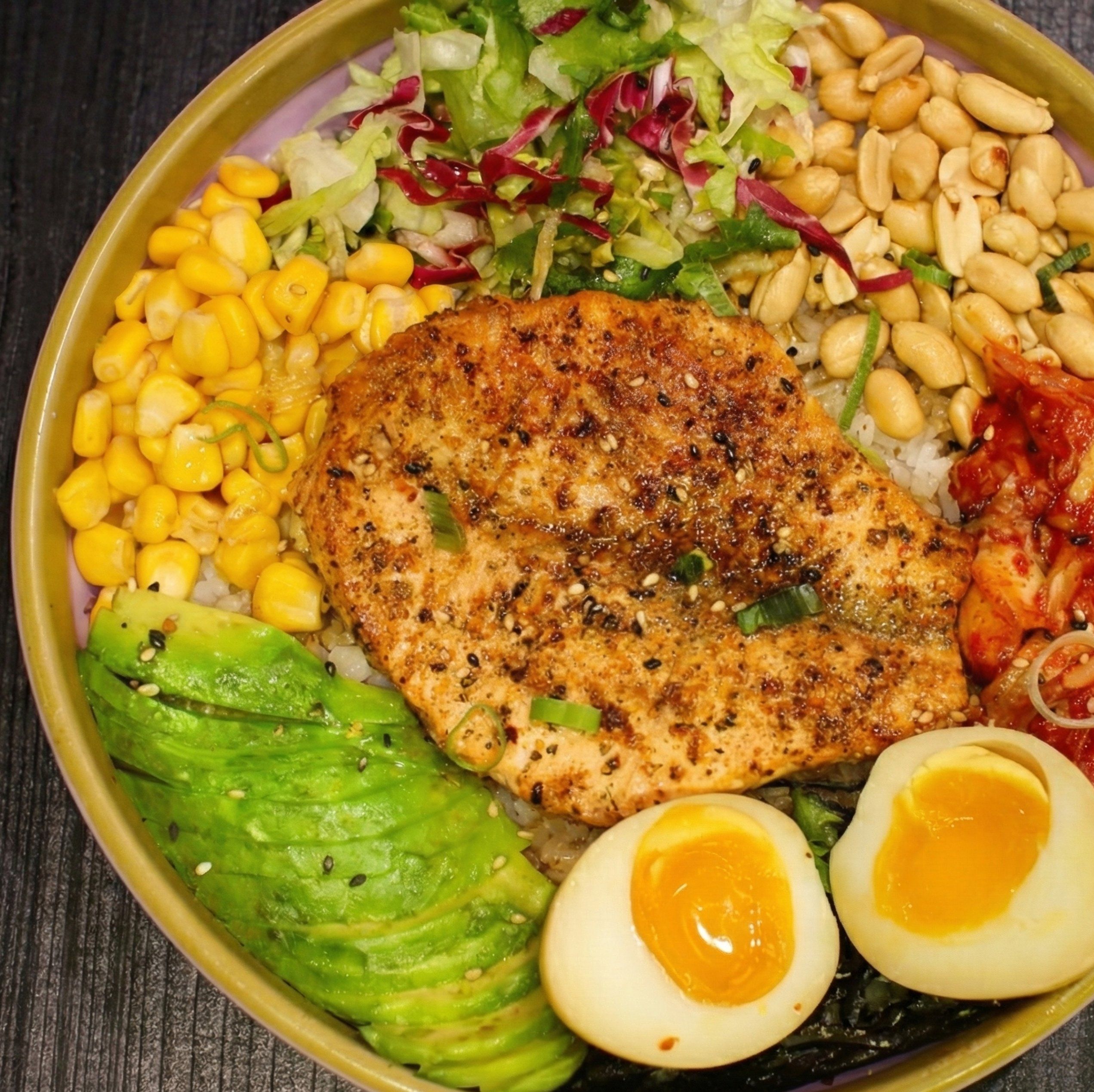 Grilled Salmon Bowl