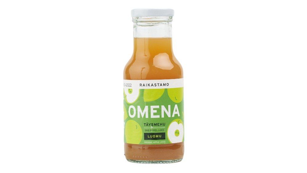 Raikastamo luomuomenatäysmehu 0,25l