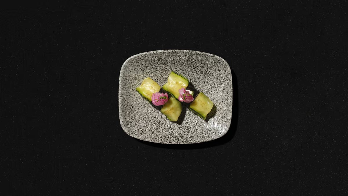 Grillattu kesäkurpitsa nigiri