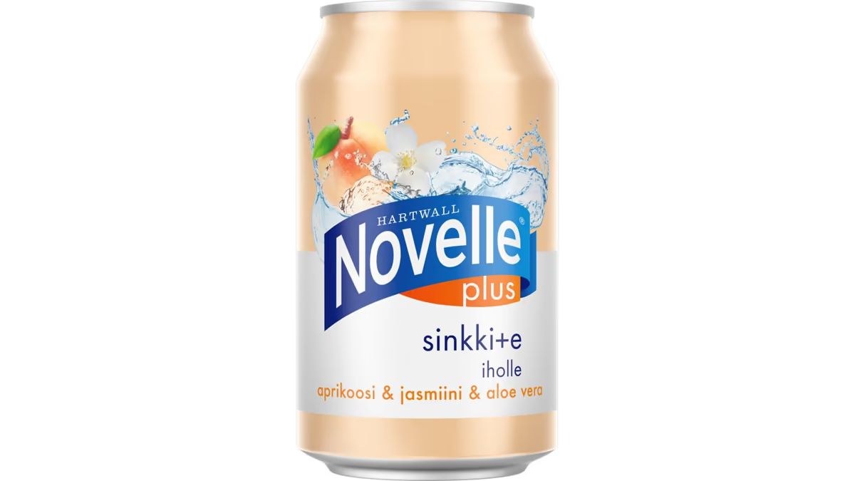 Hartwall Novelle Plus Sinkki + E 0,33 l