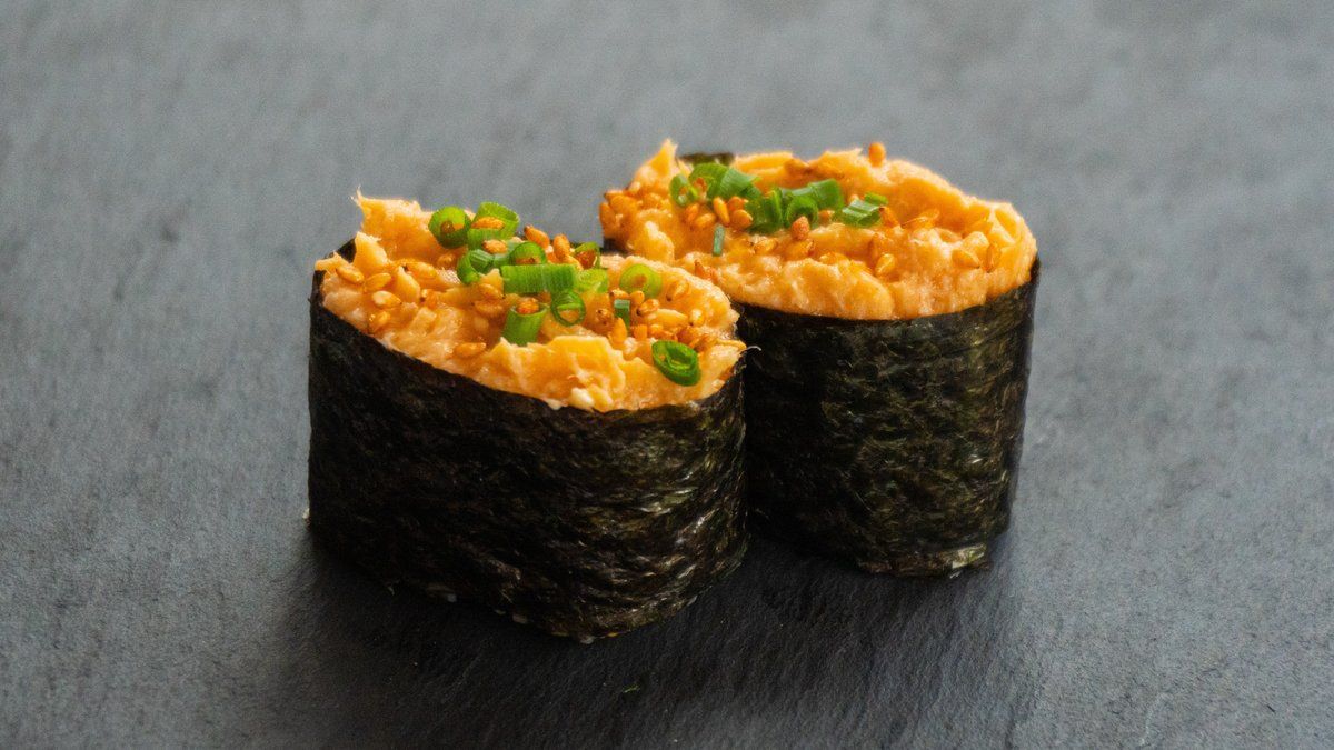 Spicy Salmon Nigiri