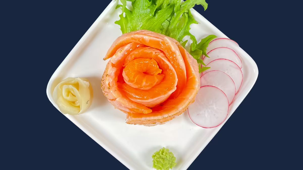 🍋 Grill Salmon Sashimi vs Housemade Ponzu Sauce.