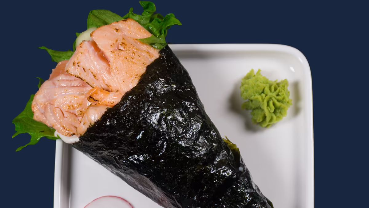 Grill Salmon Temaki