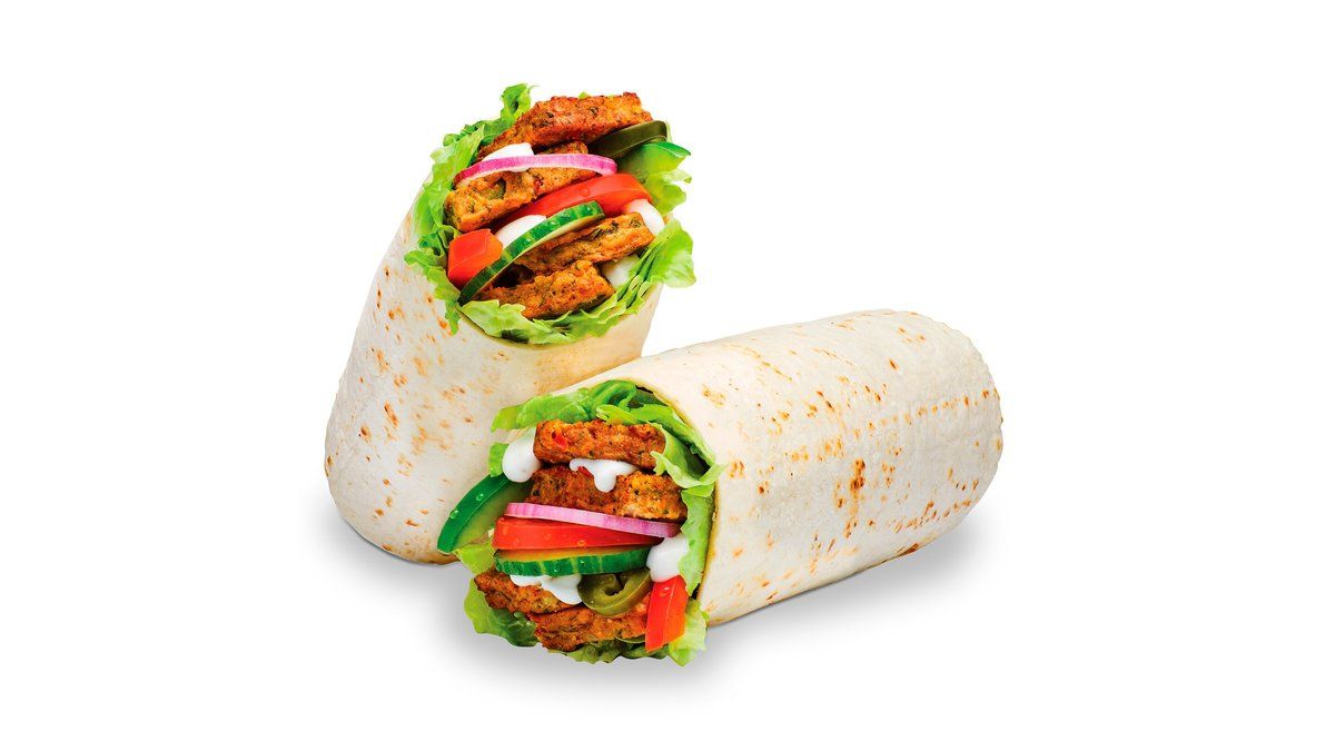 Kasvispihvi (vegaaninen) - Wrap